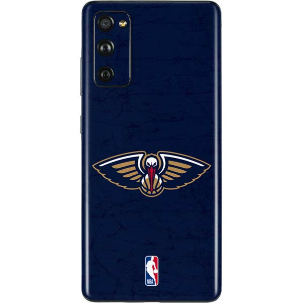 NBA New Orleans Pelicans Distressed Galaxy S20 Fan Edition Skin
