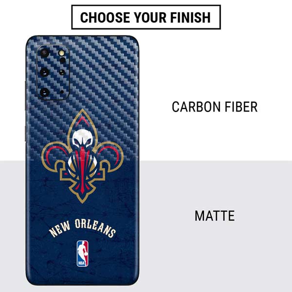 NBA New Orleans Pelicans Distressed Galaxy S20 Plus Skin