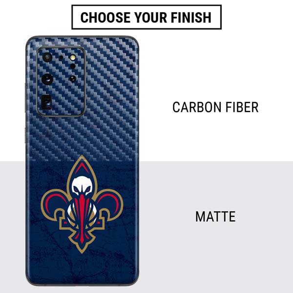 NBA New Orleans Pelicans Distressed Galaxy S20 Ultra 5G Skin