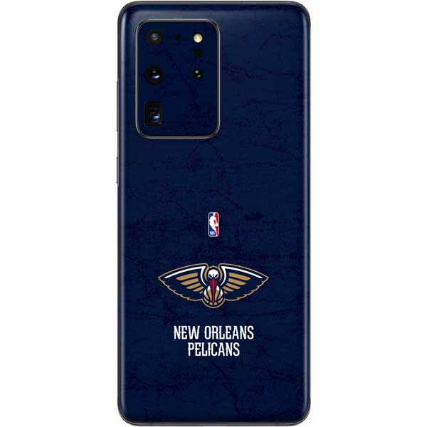 NBA New Orleans Pelicans Distressed Galaxy S20 Ultra 5G Skin