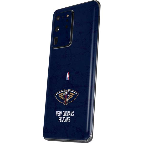 NBA New Orleans Pelicans Distressed Galaxy S20 Ultra 5G Skin