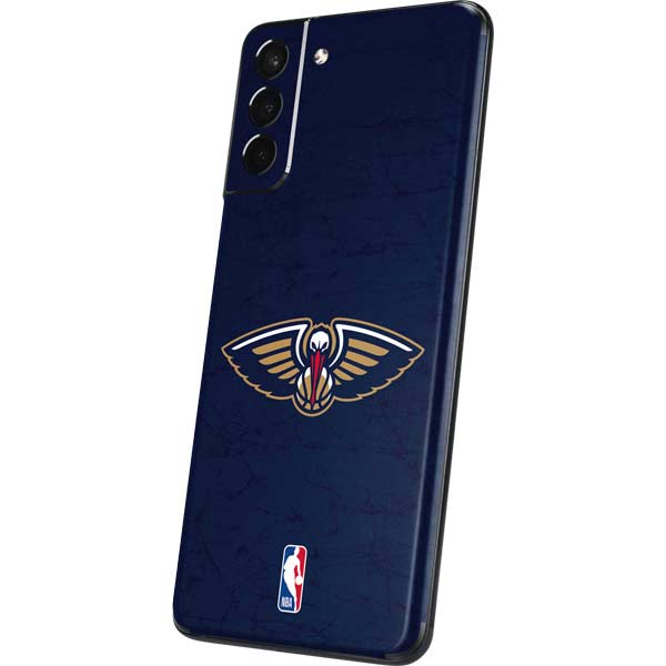 NBA New Orleans Pelicans Distressed Galaxy S21 5G Skin