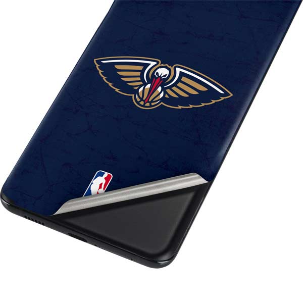 NBA New Orleans Pelicans Distressed Galaxy S21 5G Skin