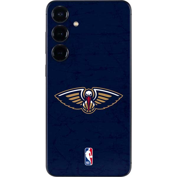 NBA New Orleans Pelicans Distressed Galaxy S24 Plus Skin