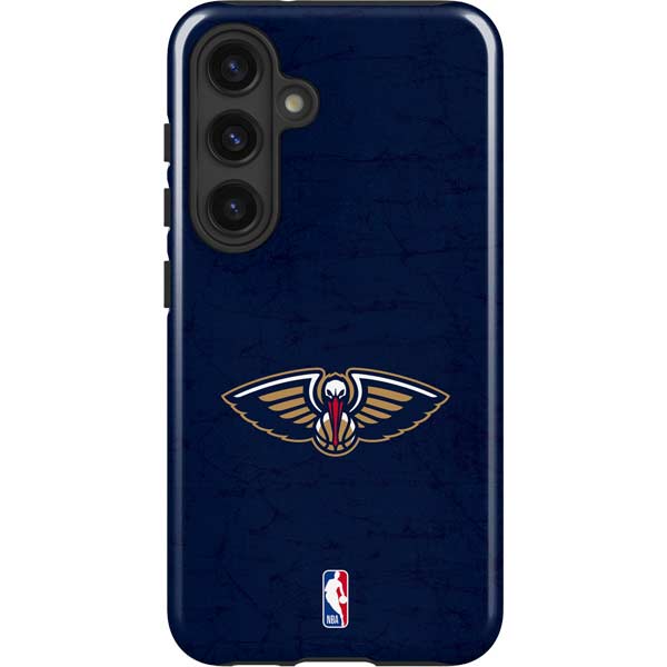 NBA New Orleans Pelicans Distressed Galaxy S25 Impact Case