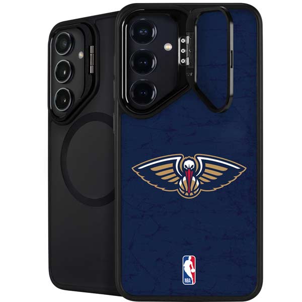 NBA New Orleans Pelicans Distressed Galaxy S25 Plus Kickstand Case