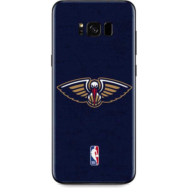 NBA New Orleans Pelicans Distressed Galaxy S8 Skin