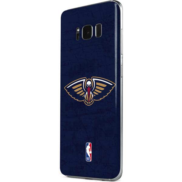 NBA New Orleans Pelicans Distressed Galaxy S8 Skin