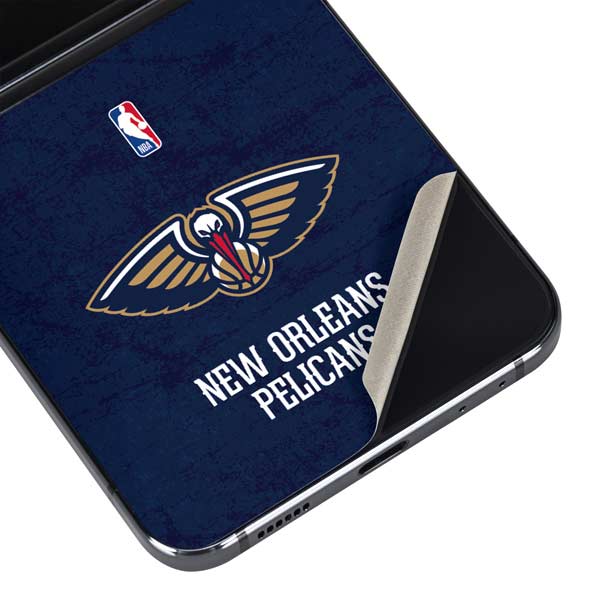 NBA New Orleans Pelicans Distressed Galaxy Z Flip5 5G Skin