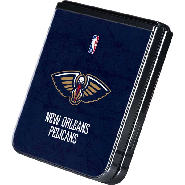 NBA New Orleans Pelicans Distressed Galaxy Z Flip5 5G Skin
