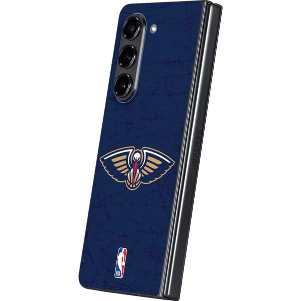 NBA New Orleans Pelicans Distressed Galaxy Z Fold5 5G Skin