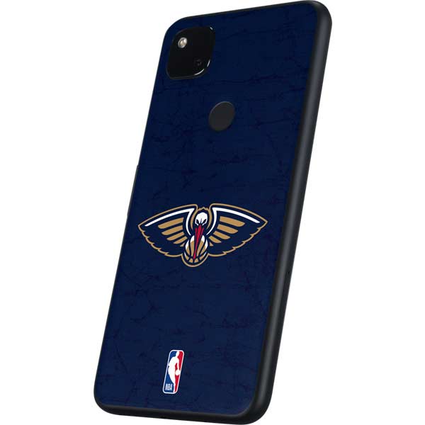 NBA New Orleans Pelicans Distressed Google Pixel 4a Skin