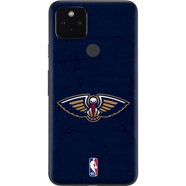 NBA New Orleans Pelicans Distressed Google Pixel 5a Skin