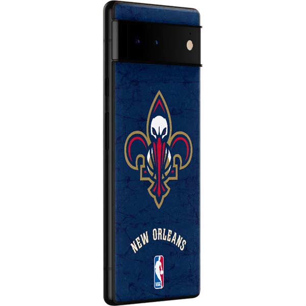 NBA New Orleans Pelicans Distressed Google Pixel 6 Skin