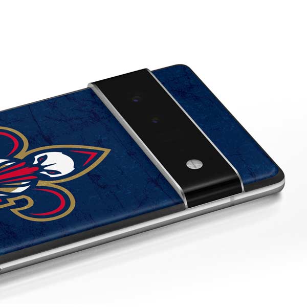 NBA New Orleans Pelicans Distressed Google Pixel 6 Skin