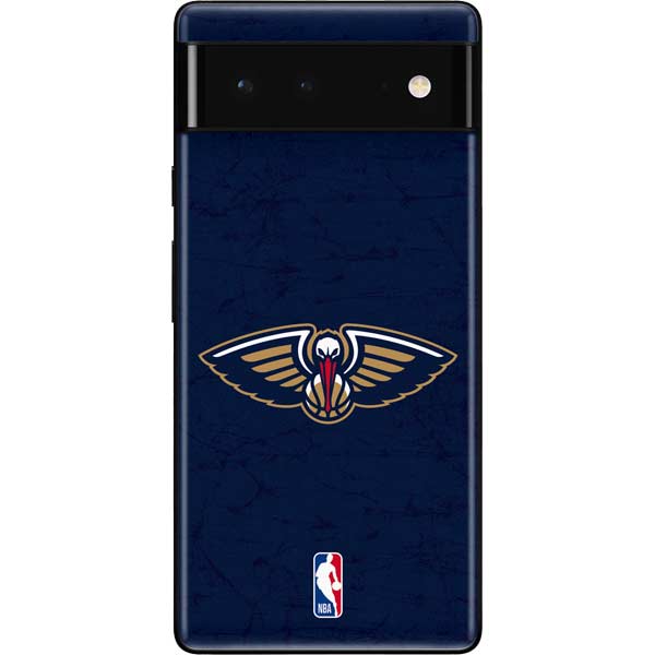 NBA New Orleans Pelicans Distressed Google Pixel 6 Skin