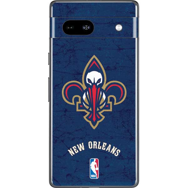 NBA New Orleans Pelicans Distressed Google Pixel 7a Skin