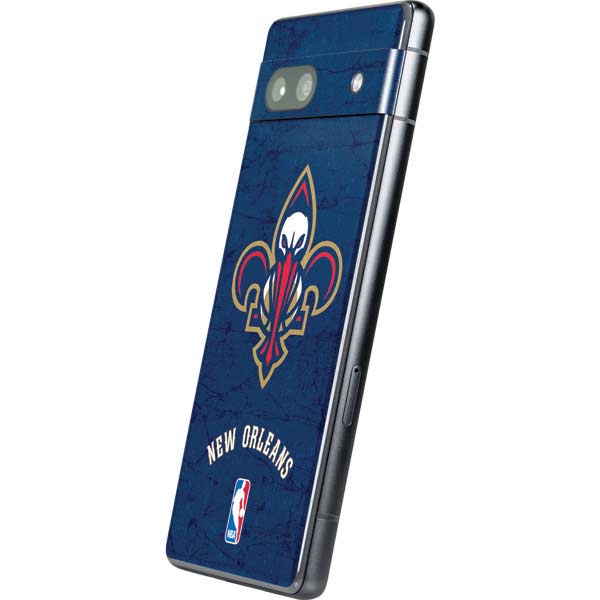 NBA New Orleans Pelicans Distressed Google Pixel 7a Skin