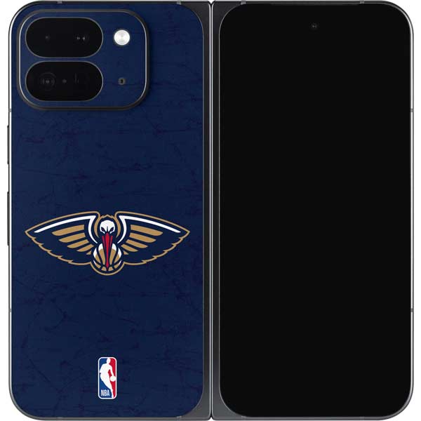 NBA New Orleans Pelicans Distressed Google Pixel 9 Pro Fold Skin