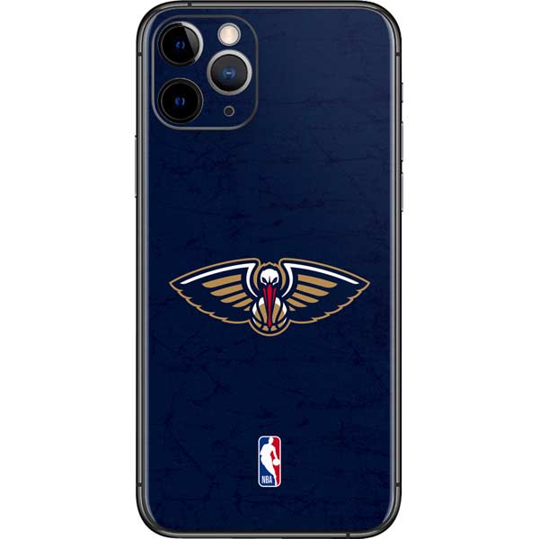NBA New Orleans Pelicans Distressed iPhone 11 Pro Skin