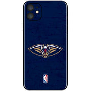NBA New Orleans Pelicans Distressed iPhone 11 Skin