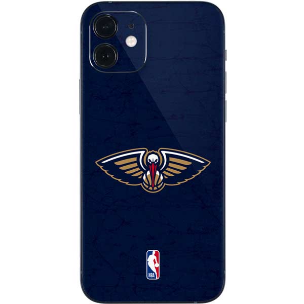 NBA New Orleans Pelicans Distressed iPhone 12 Skin