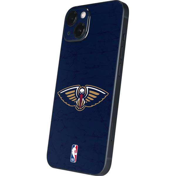 NBA New Orleans Pelicans Distressed iPhone 15 Skin