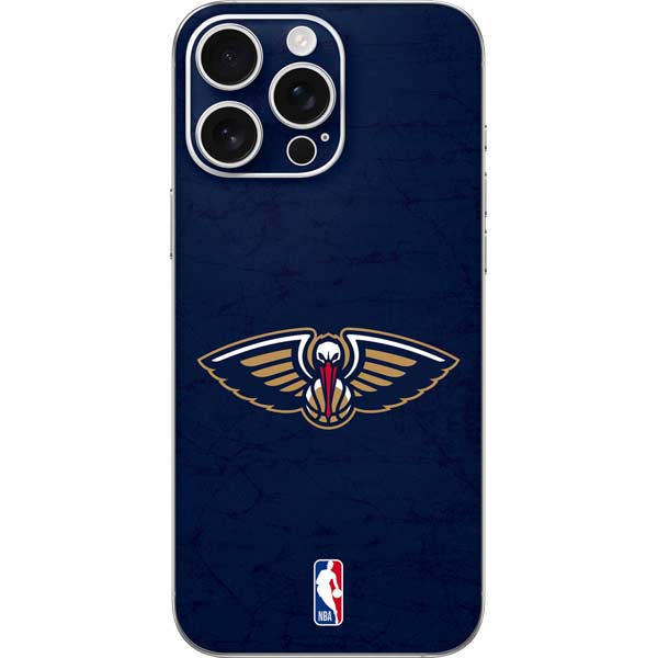 NBA New Orleans Pelicans Distressed iPhone 16 Pro Max Skin