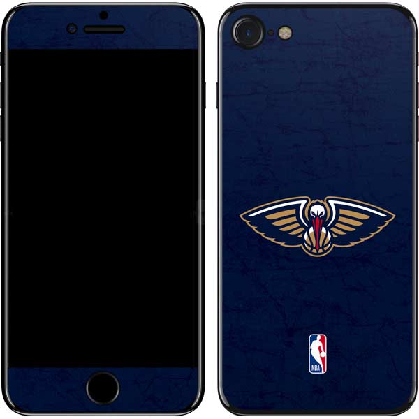 NBA New Orleans Pelicans Distressed iPhone SE (2nd & 3rd Gen) Skin