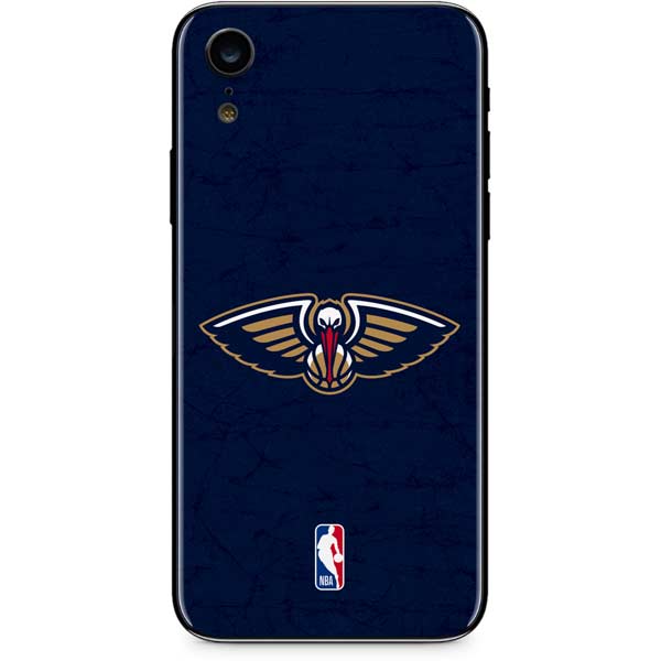 NBA New Orleans Pelicans Distressed iPhone XR Skin