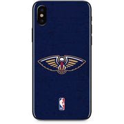 NBA New Orleans Pelicans Distressed iPhone XS Max Skin