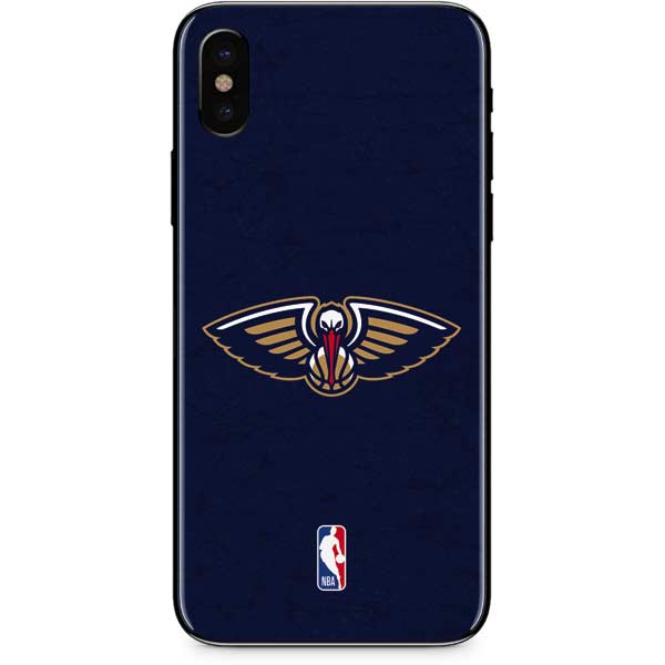 NBA New Orleans Pelicans Distressed iPhone XS Max Skin