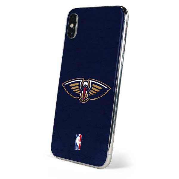 NBA New Orleans Pelicans Distressed iPhone XS Max Skin