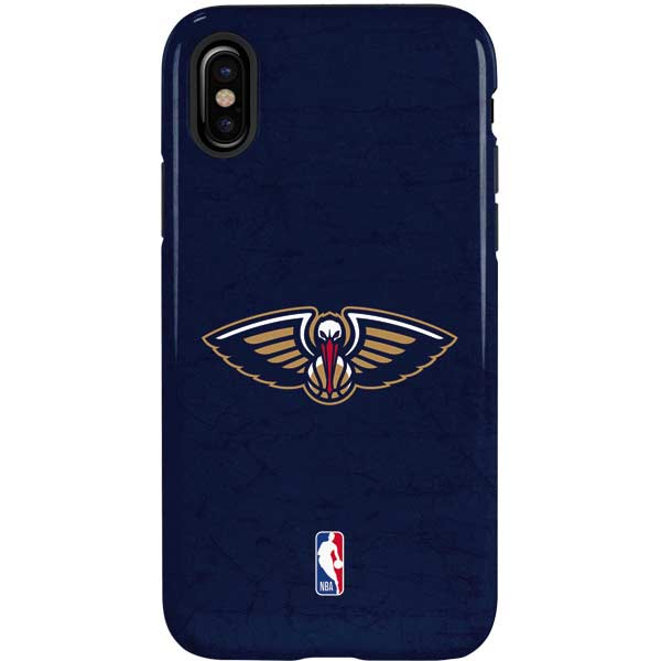 NBA New Orleans Pelicans Distressed iPhone XS Pro Case