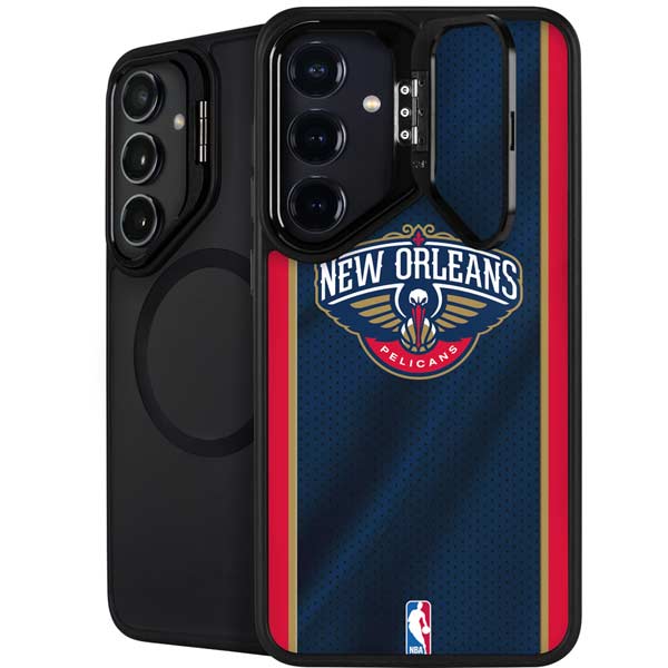 NBA New Orleans Pelicans Jersey Galaxy S26 Plus Kickstand Case