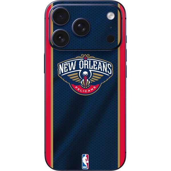 NBA New Orleans Pelicans Jersey iPhone 17 Pro Skin