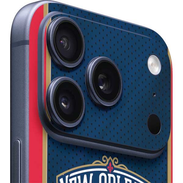 NBA New Orleans Pelicans Jersey iPhone 17 Pro Skin