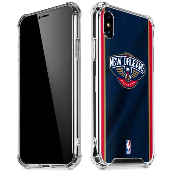 NBA New Orleans Pelicans Jersey iPhone X/XS Clear Case