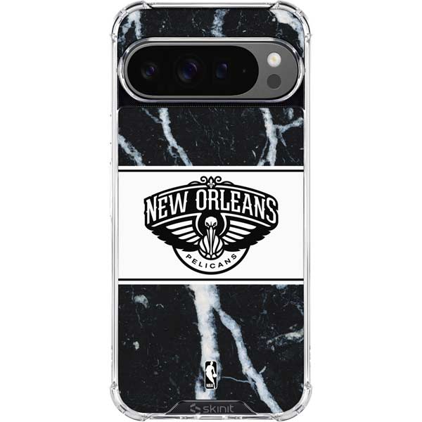 NBA New Orleans Pelicans Marble Google Pixel 10 Pro Clear Case