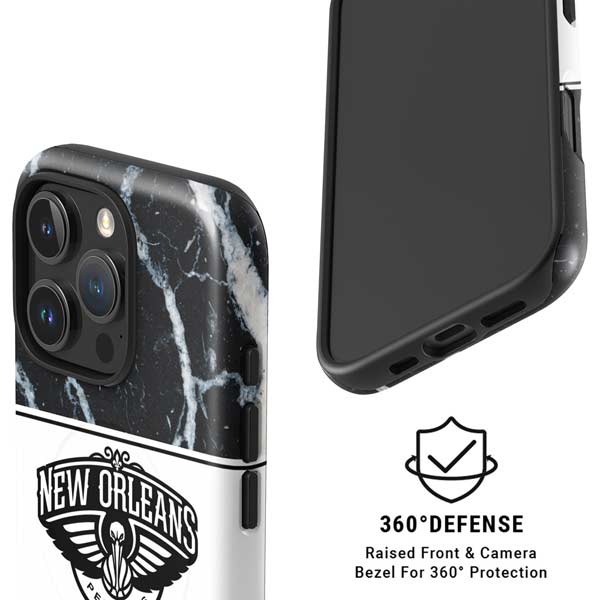 NBA New Orleans Pelicans Marble iPhone 16 Pro Max Magsafe Impact Case
