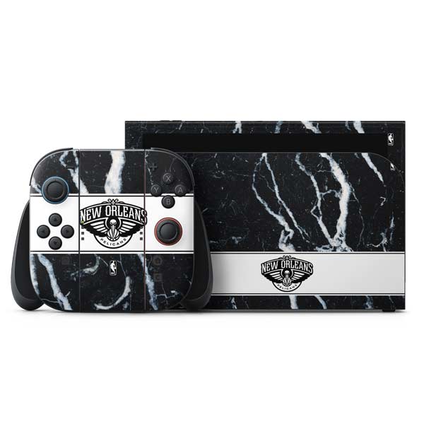 NBA New Orleans Pelicans Marble Nintendo Skins