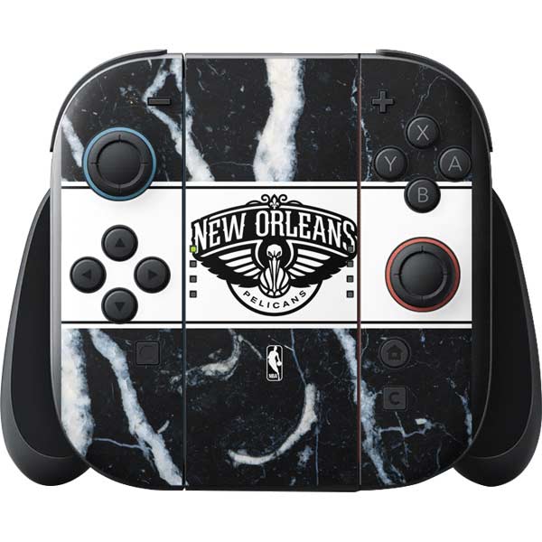 NBA New Orleans Pelicans Marble Nintendo Switch 2 (2025) with Joy-Con Skin