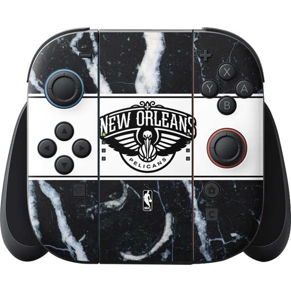 NBA New Orleans Pelicans Marble Nintendo Skins
