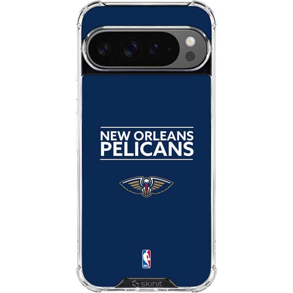 NBA New Orleans Pelicans Standard - Blue Google Pixel 10 Pro Clear Case