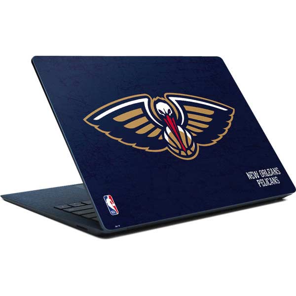 NBA New Orleans Pelicans Distressed Surface Laptop Skin