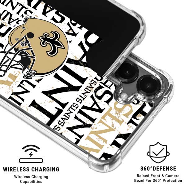 NFL New Orleans Saints - Blast Galaxy S26 Plus Clear Case