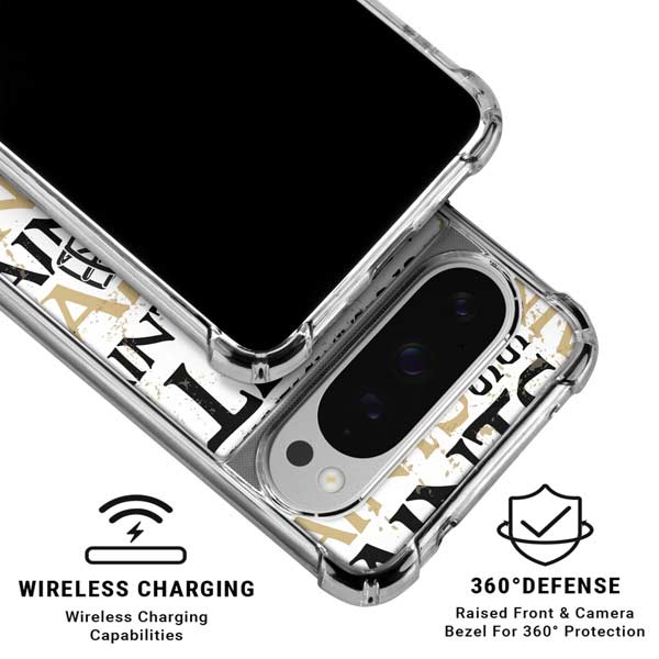 NFL New Orleans Saints - Blast Google Pixel 10 Pro Clear Case