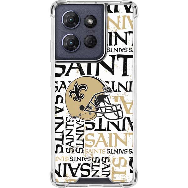 NFL New Orleans Saints - Blast Moto G 5G (2025) Clear Case