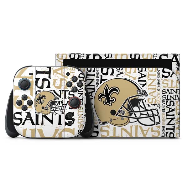 NFL New Orleans Saints - Blast Nintendo Switch 2 (2025) with Joy-Con Skin