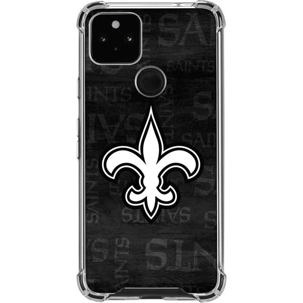 NFL New Orleans Saints Black & White Pixel Cases